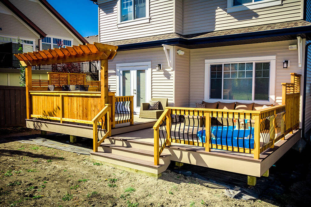Finished deck in Calgary AB